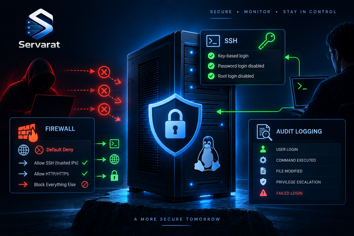 Linux Server Hardening in 2026: The Runnable Version, Not Just a Checklist
