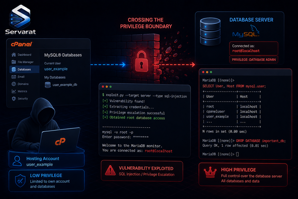 cPanel CVE-2026-58048: Any Tenant With MySQL Access Can Reach Database Root